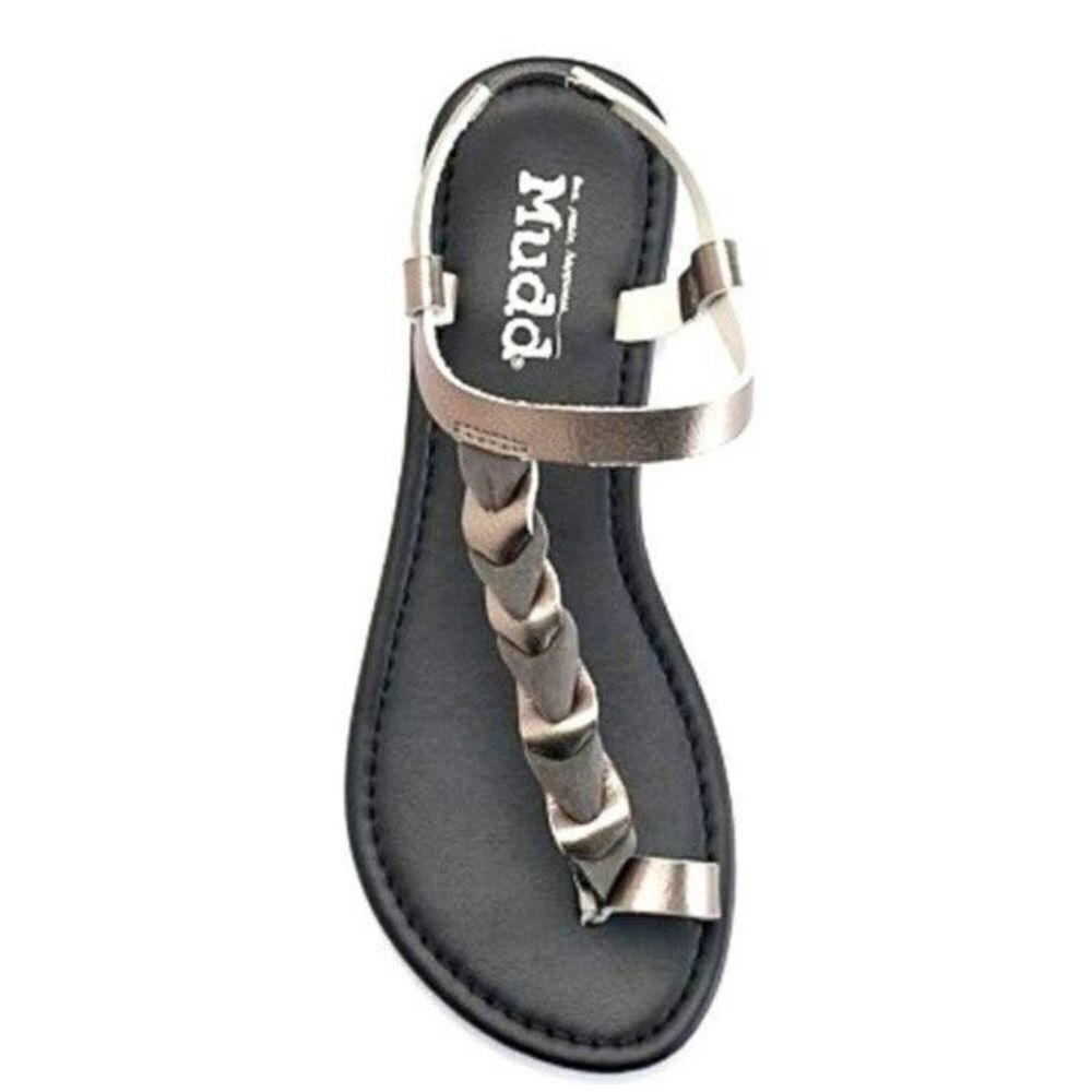 Women's Braided Faux-suede Sandals sz 9-10